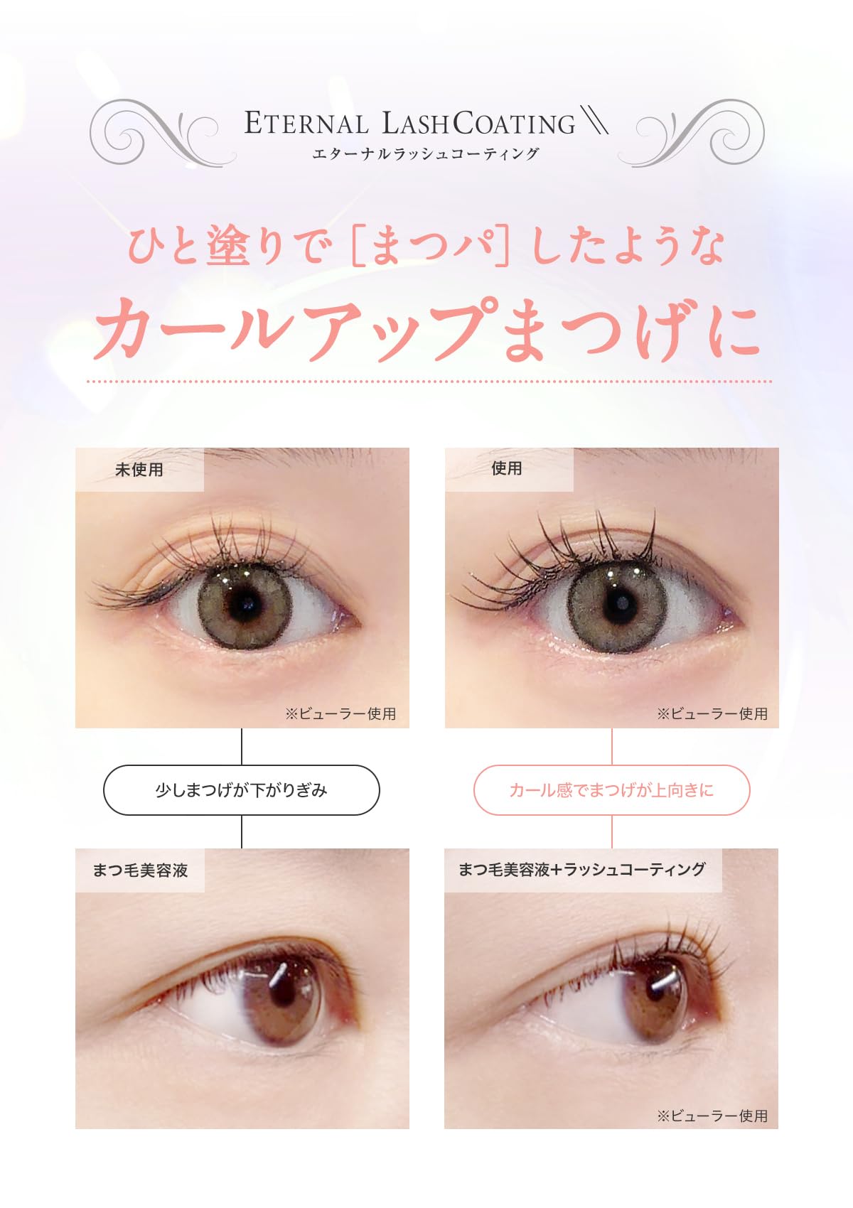 Amazon.co.jp: 【サロン後の仕上がり】 まつ毛 コーティング ジェル 束